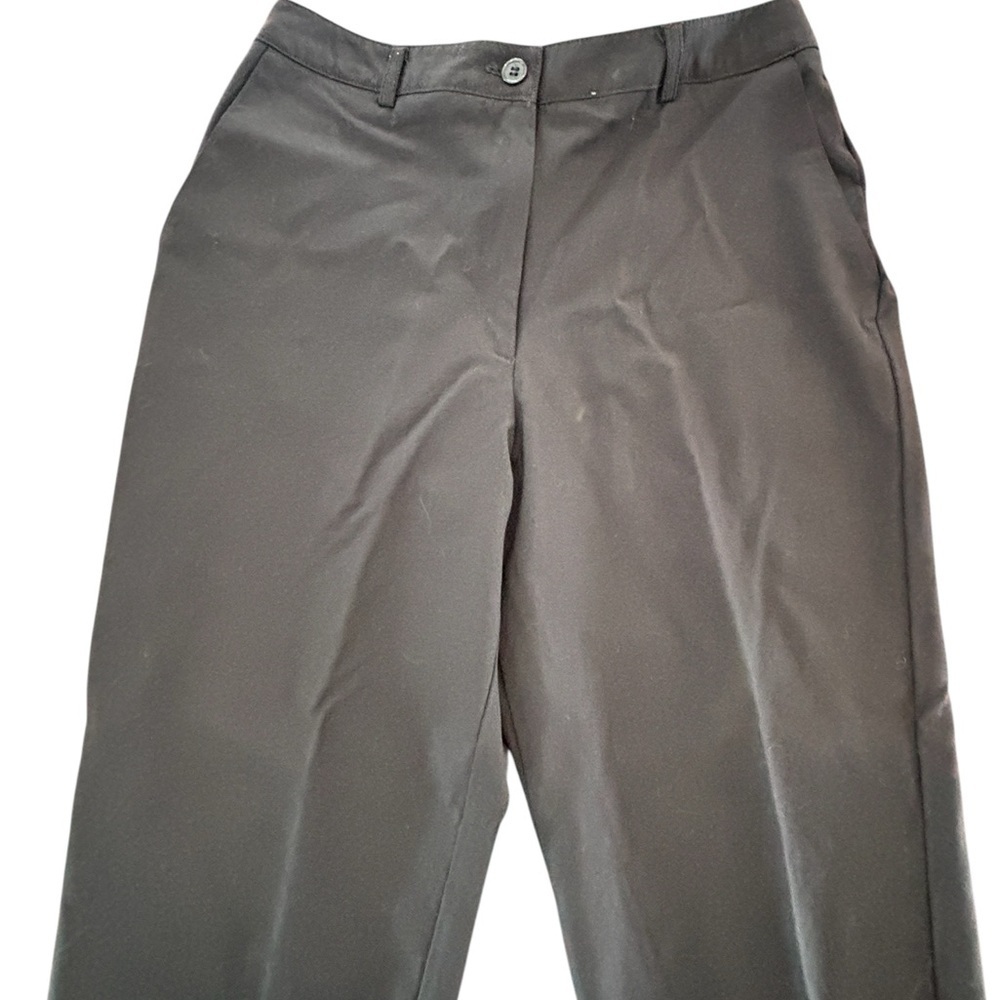Braemar Stretch Black Wool Dress Pants 4P Petite Made in Canada